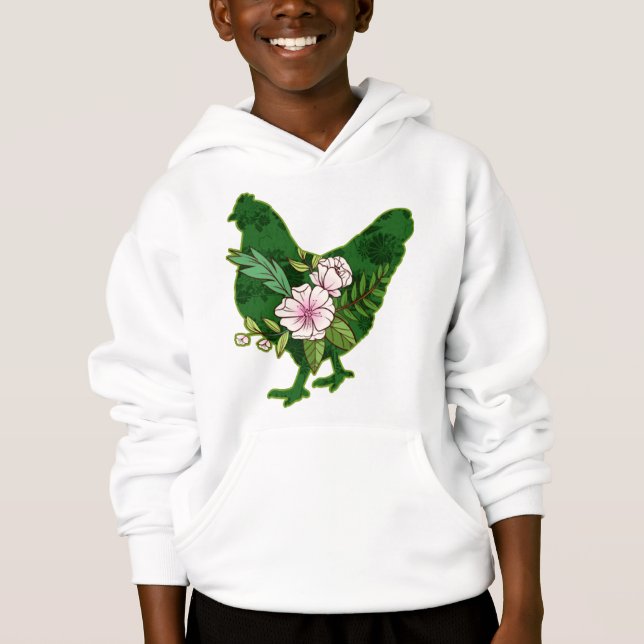 Hühnerzucht Hoodie (Vorderseite)