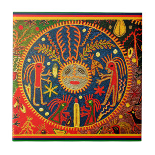 Huichol Fertility Ritual Fliese