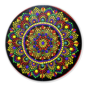 Huichol Keramik Knob Keramikknauf