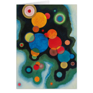 Huile Abstraite de Kandinsky Deepened Impulse sur 