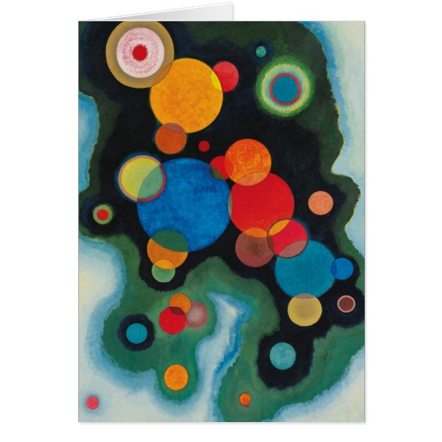 Huile Abstraite de Kandinsky Deepened Impulse sur  (Devant)