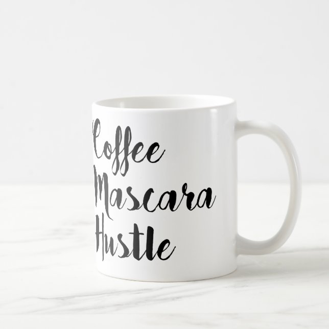 "Huile de Mascara de café" Mug (Droite)