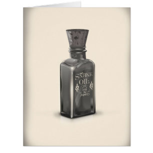 Huile de serpent "Cure All Ailments" Bouteille pos