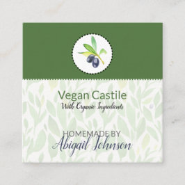 Huile d'Olive Pure Étiquette pour Bain et Corps Fa