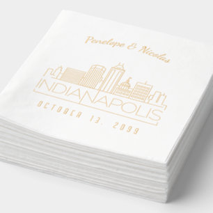 Huile d'or personnalisée Mariage Indianapolis