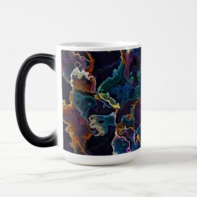 Huile Slick Café Mug (Gauche)