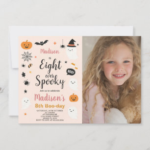 Huit Enfants éffrayants Halloween Invitation Anniv