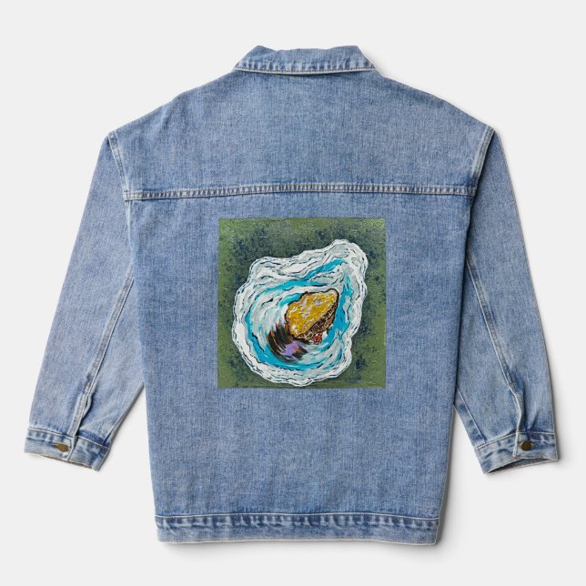 Huître avec veste de crabe de pois (Verso)