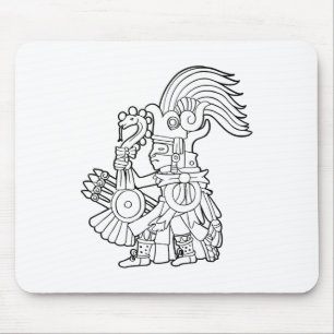 Huitzilopochtli Aztec God Aztec Mythology Mayan Su Mousepad
