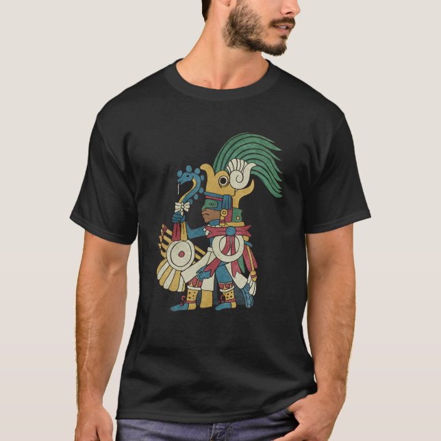 Huitzilopochtli Aztec God Aztec Mythology Mayan Su T-Shirt (Vorderseite)