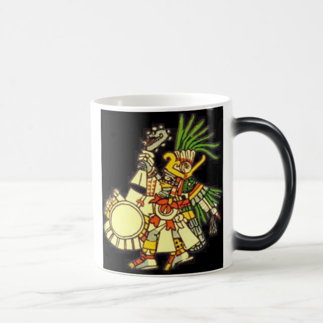 Huitzilopochtli, das Coffe Tasse verwandelt (Rechts)