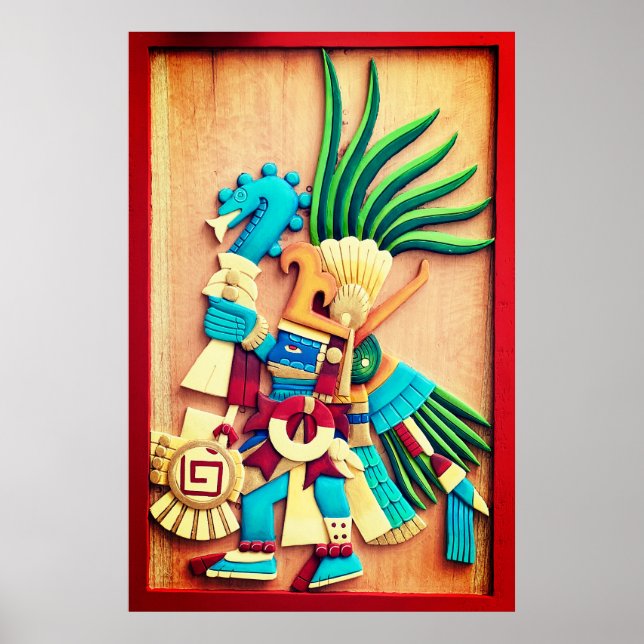 Huiztilopochtli Poster Mexico Culture (Vorne)