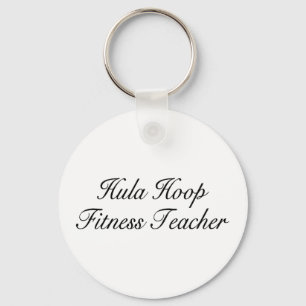 Hula Band-Fitness-Lehrer Schlüsselanhänger