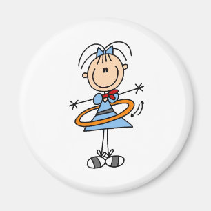 Hula Band-Mädchen-Magnet Magnet