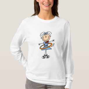 Hula Band-Strichmännchen-T - Shirts und Geschenke