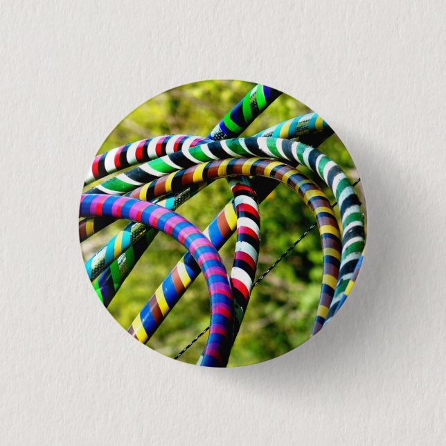 Hula Bänder Button (Vorderseite)