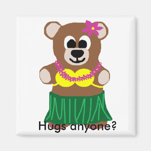 Hula Bär, umarmt jedermann? Magnet