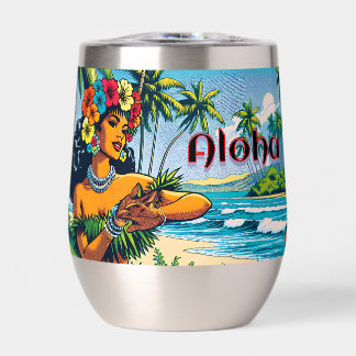 Hula Dancer auf den Hawaiianischen Inseln Aloha