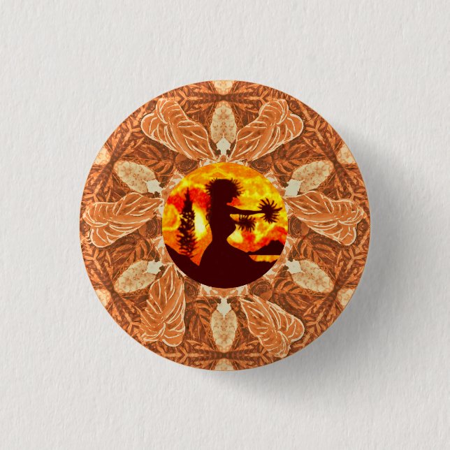 Hula Dancer Button (Vorderseite)