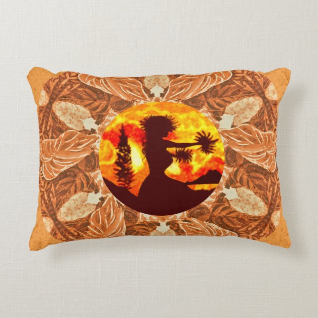 Hula Dancer Dekokissen (Vorderseite)