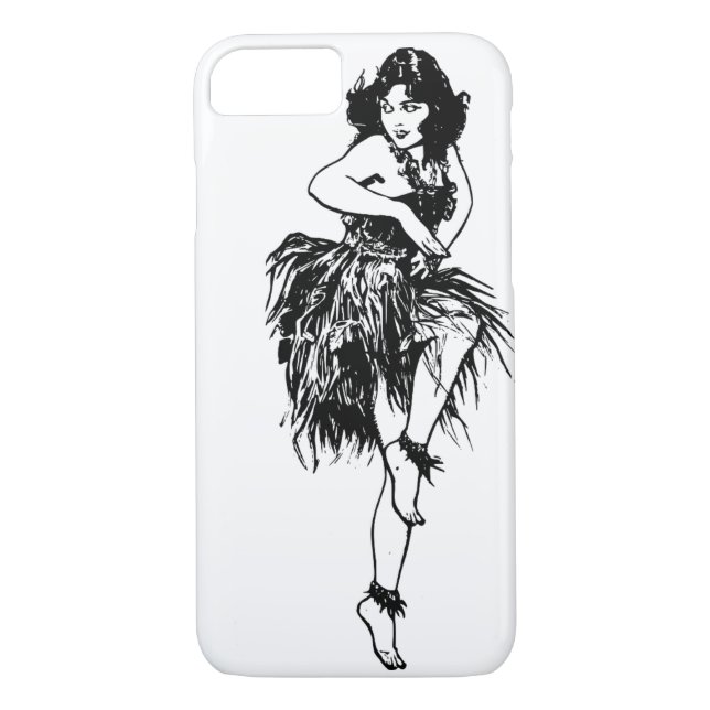 Hula Dancer iPhone 7/8 Phone Case (Rückseite)