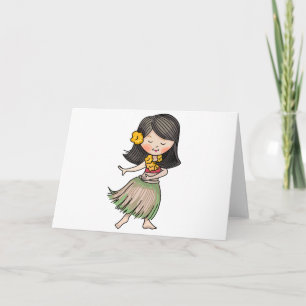 Hula Dancer Karte