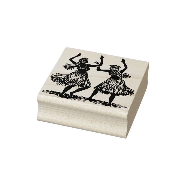 Hula Dancer Rubber Briefmarke Gummistempel (Stempel)