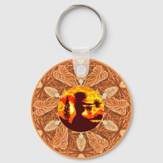 Hula Dancer Schlüsselanhänger (Vorderseite)