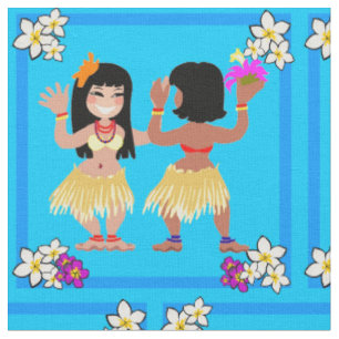 Hula Dancers Imprimer Sur Tissu