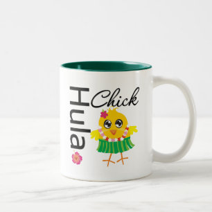 Hula Hawaii Küken Zweifarbige Tasse