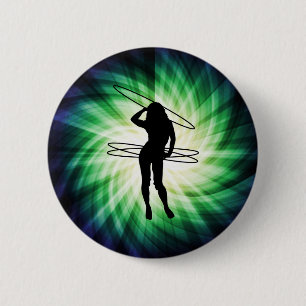 Hula Hoop Girl; Cool Button