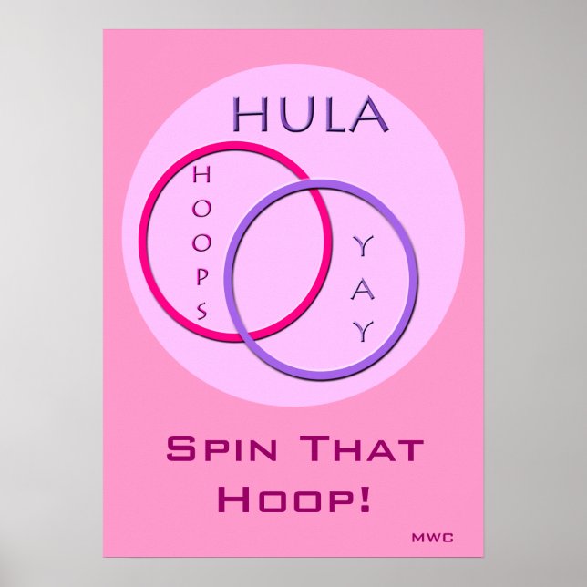 Hula Hoop Spinning Poster (Vorne)