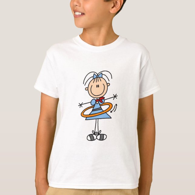 Hula Hoop Stick Figure T-shirts et cadeaux (Devant)
