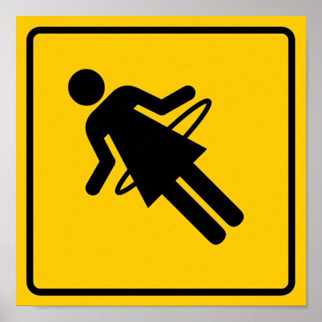 Hula Hoop Zone Highway Poster (Vorne)