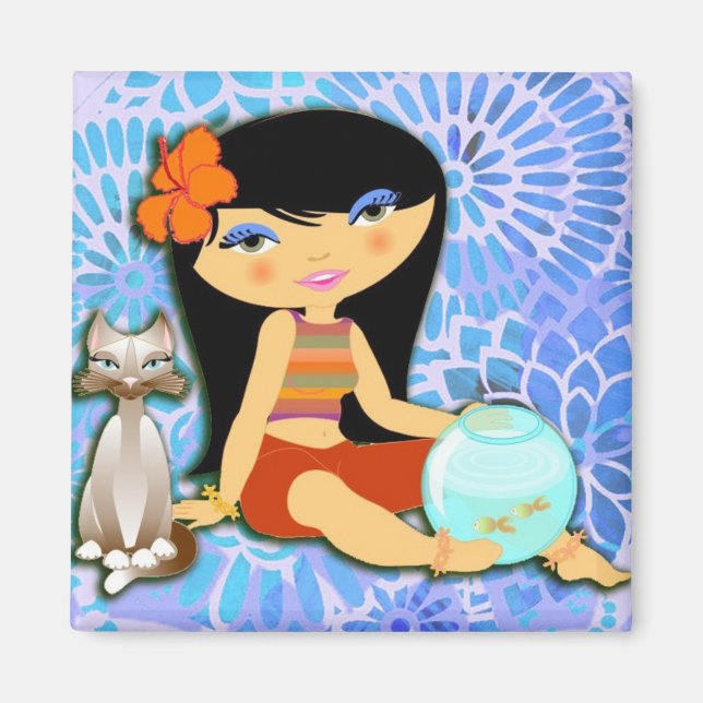 HULA IST PUURFEKT KOLA MAGNET (Vorne)