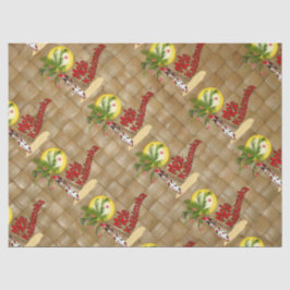 Hula Mädchen Mele Kalikimaka Seidenpapier