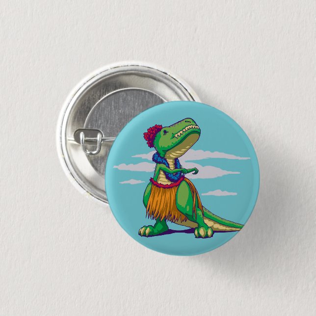 Hula Rex Button (Vorne & Hinten)