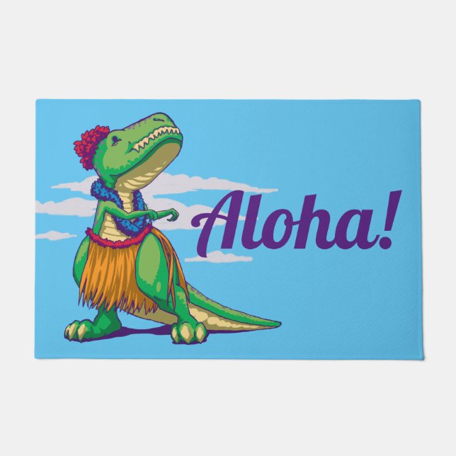 Hula Rex Fußmatte (Vorderseite)