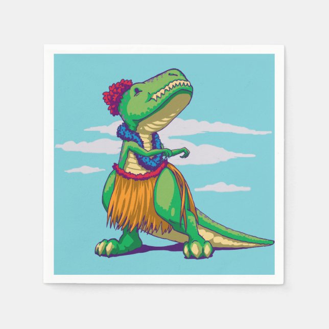 Hula Rex Serviette (Vorderseite)