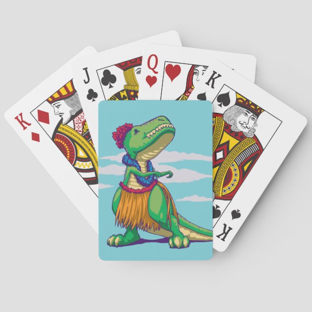 Hula Rex Spielkarten (Rückseite)