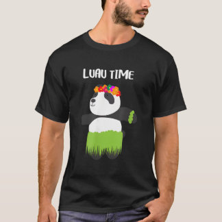 Hula tanzender Panda Hawaiian Luau T-Shirt