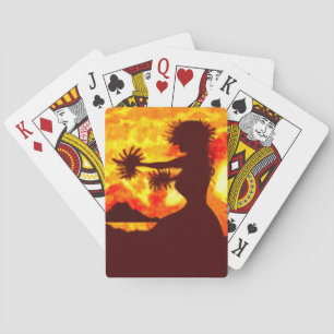 Hula-Tänzerin Spielkarten