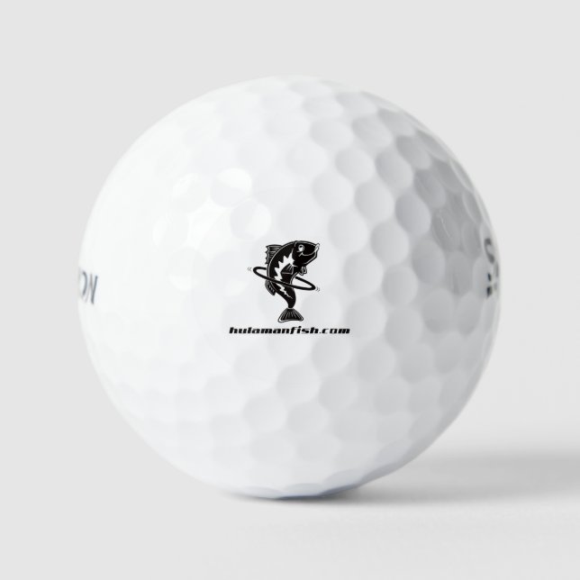 HulaMan 3er Pack Golfbälle (Vorderseite)