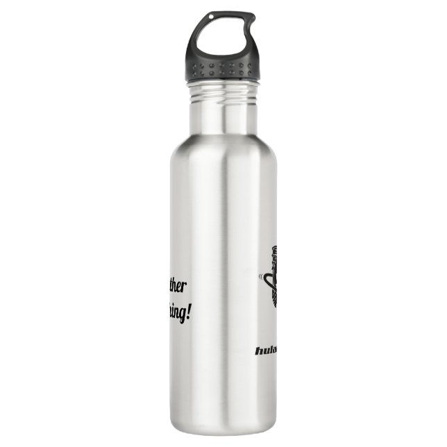 HulaMan Wasserflasche aus Edelstahl Edelstahlflasche (Vorderseite)