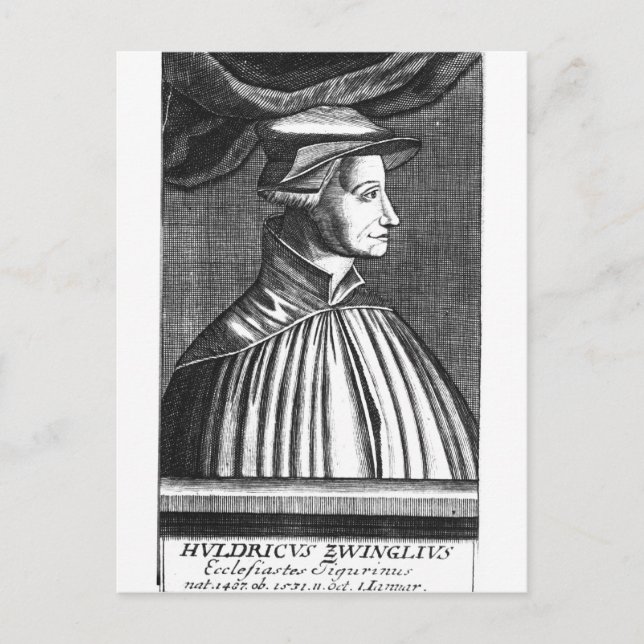 Huldrych Zwingli Postkarte (Vorderseite)