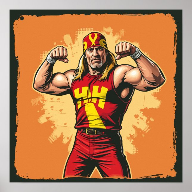 Hulk Hogan – Real American Legend Poster (Vorne)