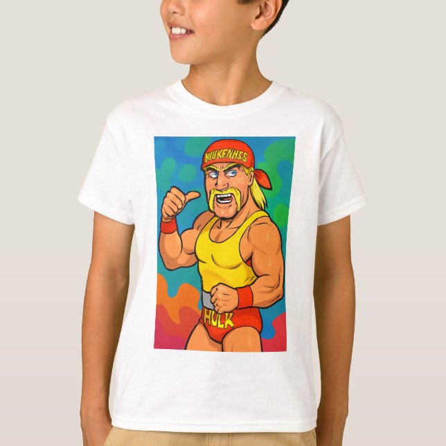 Hulk Hogan Tribut T-Shirt (Vorderseite)