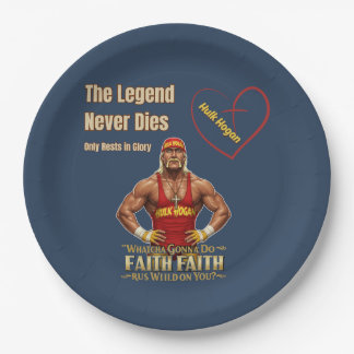 Hulk Hogan wird diese kühn inspiriert Hulkster Lie Pappteller