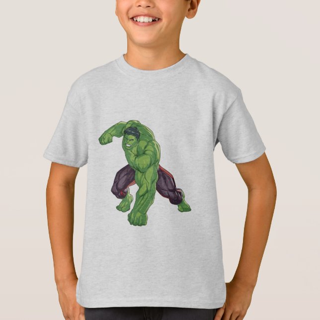 Hulk Smash Boys T-Shirt (Vorderseite)