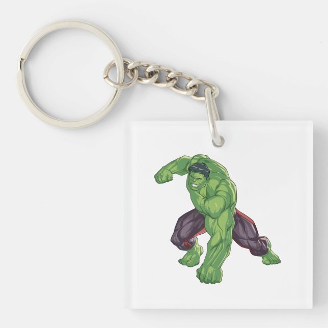 Hulk Smash Schlüsselanhänger (Vorderseite)